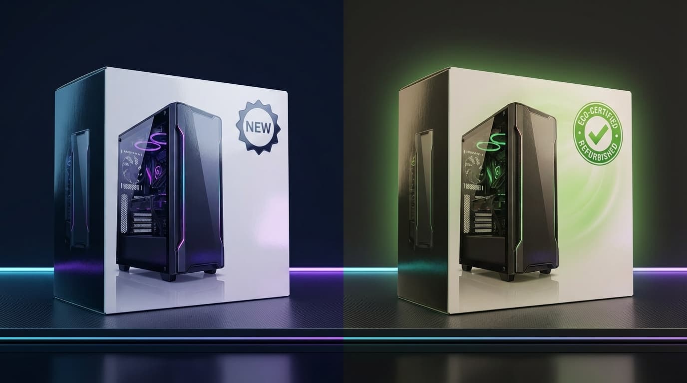 Refurbished vs. Neu: Warum generalüberholte PCs die smarte Wahl sind