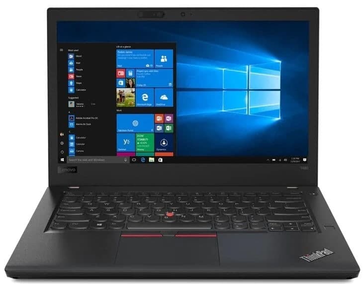 Lenovo – ThinkPad T480 – Intel(R) Core(TM) i7-8550U CPU @ 1.80GHz – 8 GB RAM – 256 GB SSD – refurbished kaufen bei MJtronics - Ansicht 1