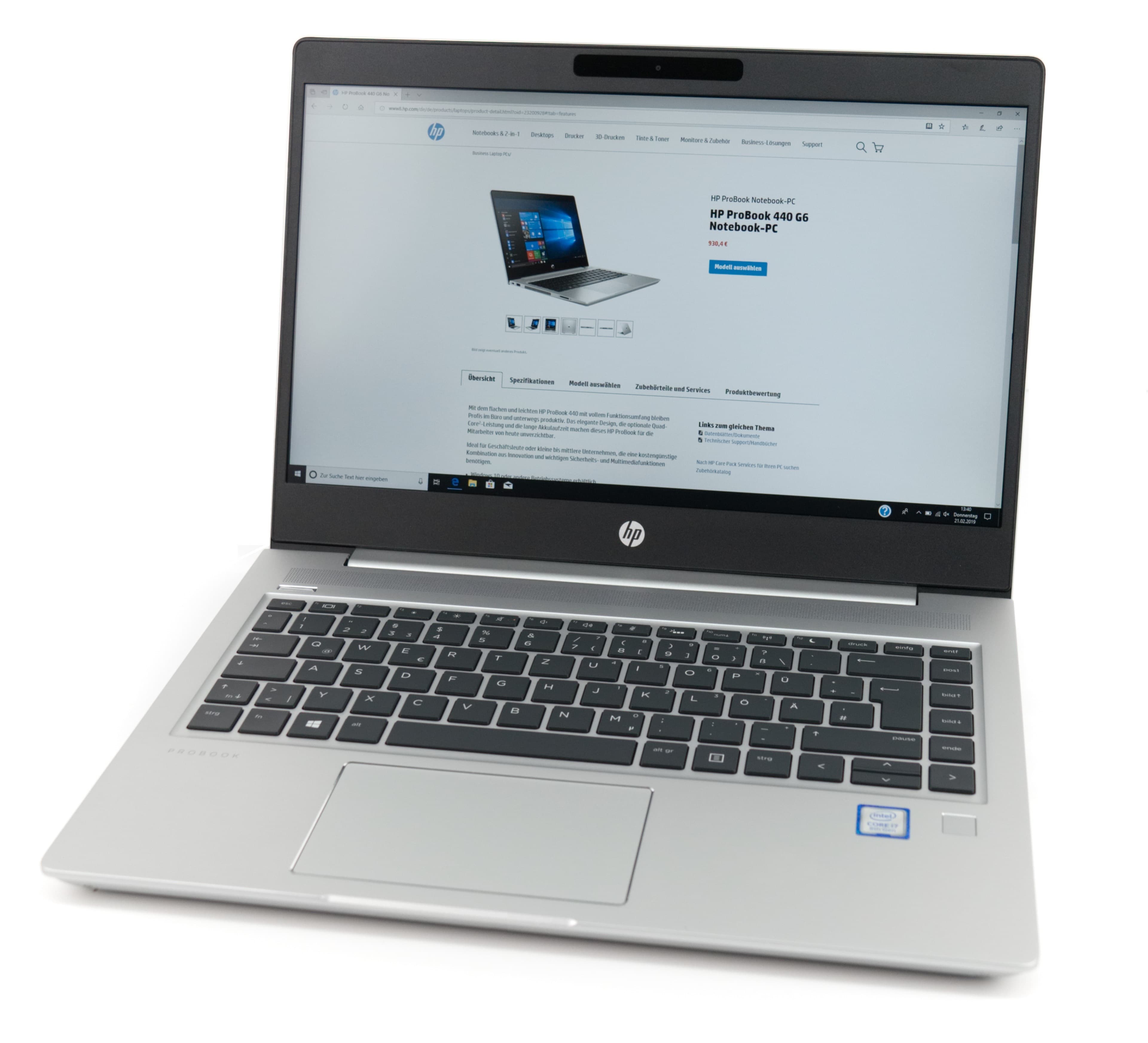 HP ProBook 440 G6 | i5-8265U | 8GB RAM | 256GB SSD | 14.0 Zoll FHD - Produktbild 1 von 1