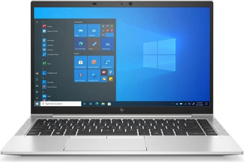 HP – EliteBook 845 G8 – AMD Ryzen 5 PRO 5650U (6 Kerne, 12 Threads, bis 4,2 GHz) – 16 bis 32 GB RAM – 256 bis 512 GB SSD – refurbished kaufen bei MJtronics - Ansicht 1