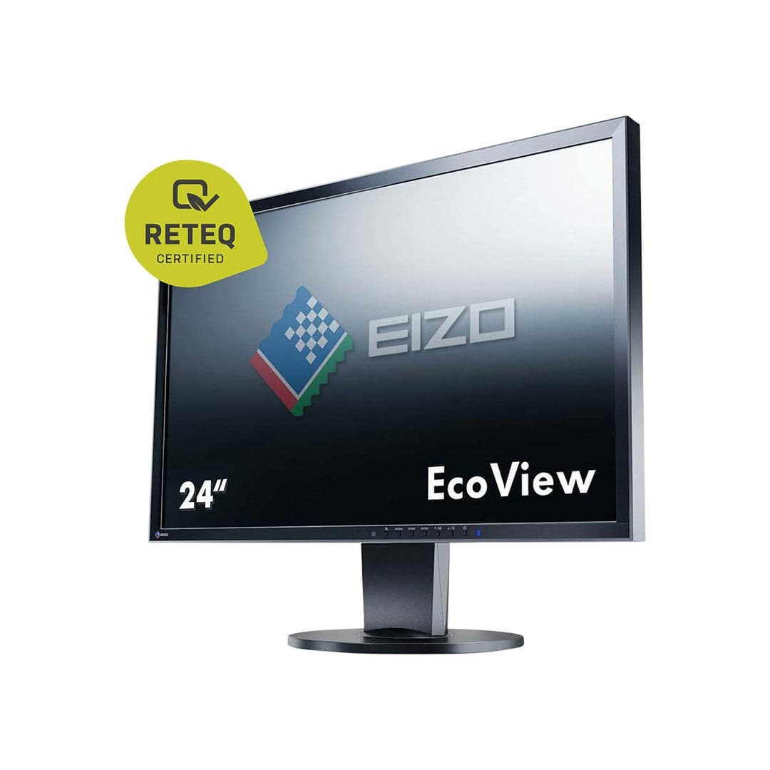 EIZO FlexScan EV2436W | 24 Zoll IPS Monitor | 1920 x 1200 (WUXGA) | DisplayPort, DVI, VGA - Bild 1