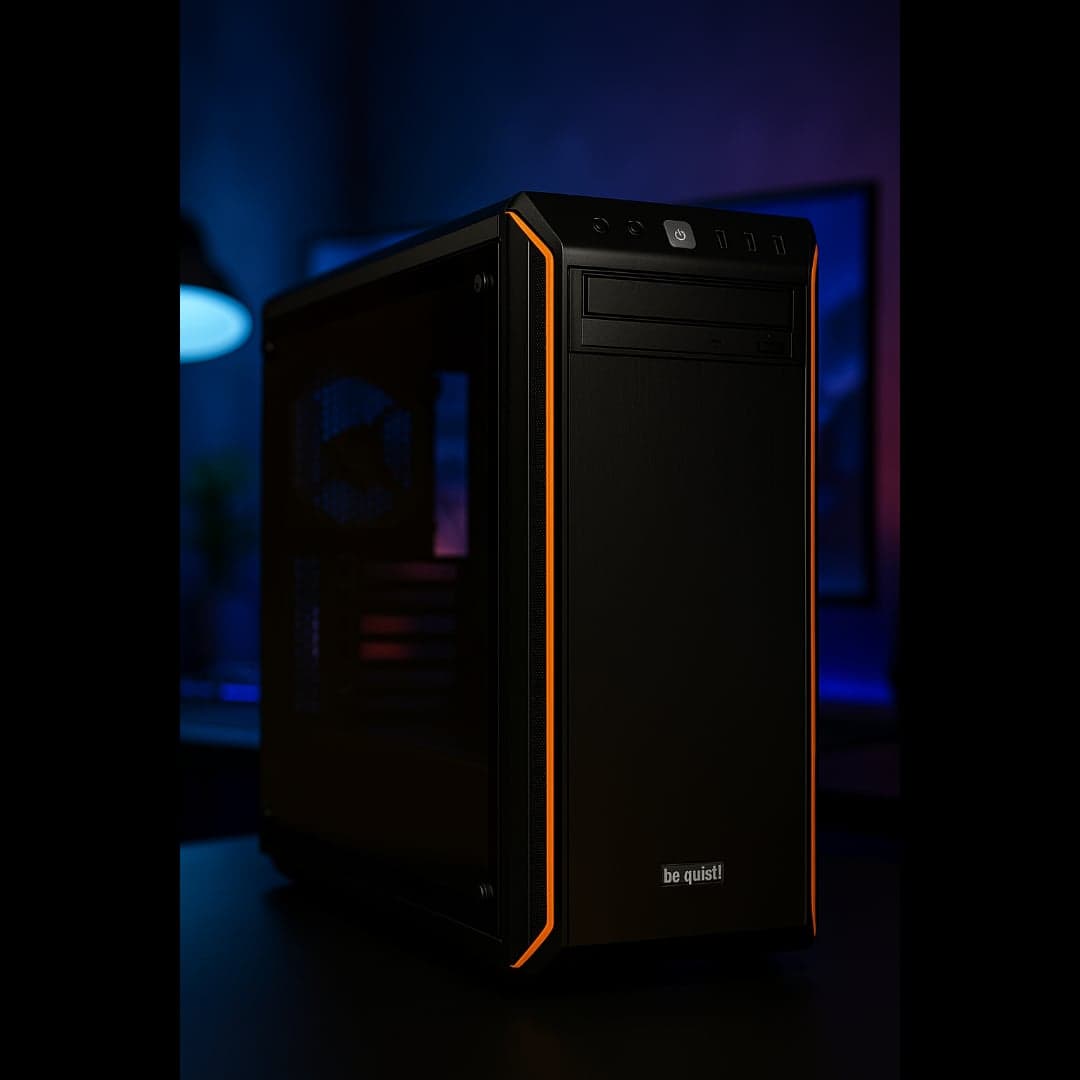 BeQuiet Silent Gaming PC – RTX 2060 Super – Ryzen 5 – 32GB RAM – 500GB SSD – 1TB HDD