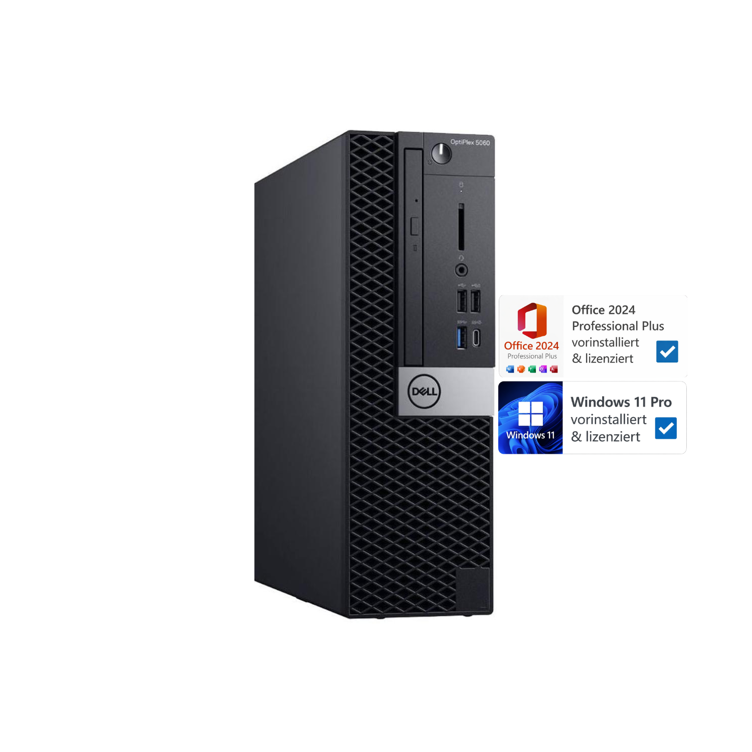 Dell OptiPlex 5060 SFF | Intel Core I7-8700 | 16 GB RAM | 512 GB SSD | Windows 11 Pro | Office 2024