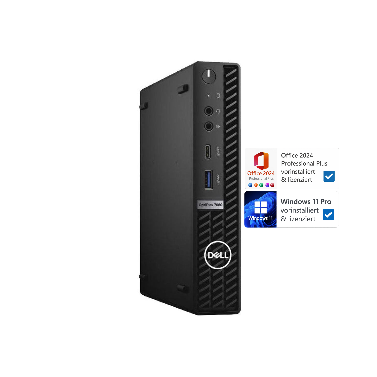 Dell OptiPlex 7080 Mini-PC | Intel Core I5-10500T | 16 GB RAM | 512 GB SSD | Windows 11 Pro | Office 2024 - Bild 1