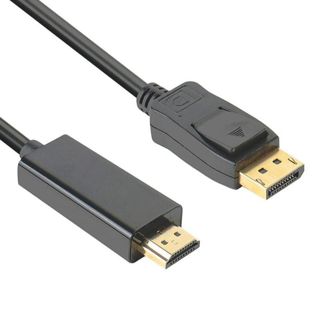 HDMI zu DisplayPort Kabel – für Monitore mit HDMI-Anschluss - Produktbild 1 von 3