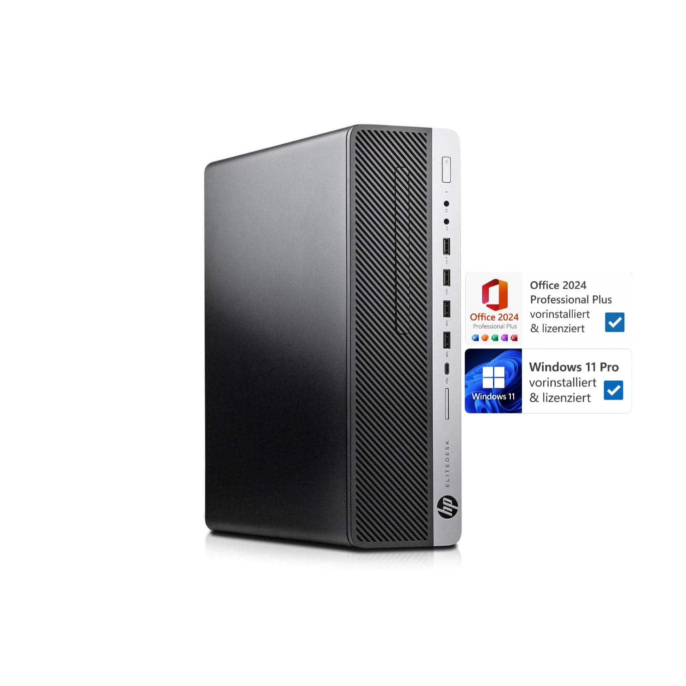 HP EliteDesk 800 SFF | Intel Core I9-9900 | 16 GB RAM | 512 GB SSD | Windows 11 Pro | Office 2024