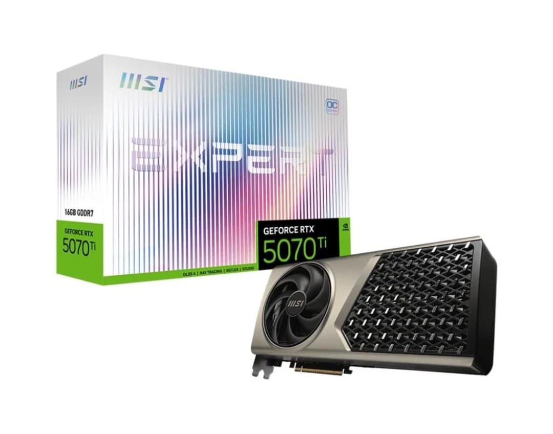 MSI GeForce RTX 5070 Ti 16G EXPERT OC, 16 GB GDDR7, Neu – kaufen bei MJtronics