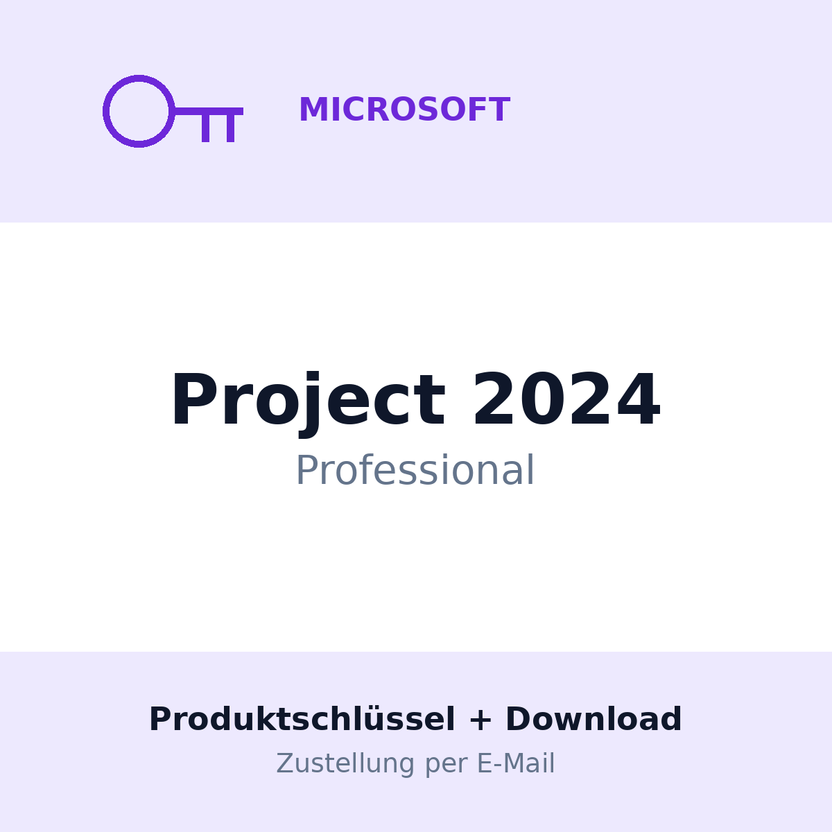 Microsoft Project 2024 Professional | Produktschlüssel + Download | Lieferung per E-Mail - Ansicht 1