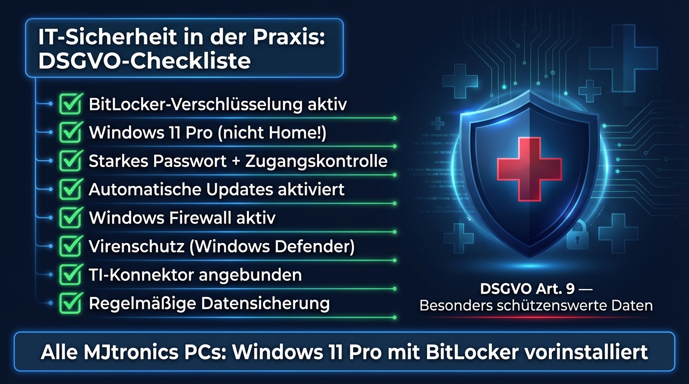 IT-Sicherheit in der Praxis: DSGVO-Checkliste für Arztpraxen und Apotheken