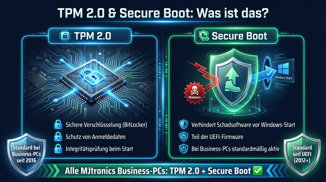 TPM 2.0 & Secure Boot erklärt: Sicherheitschip und UEFI-Firmware für Windows 11